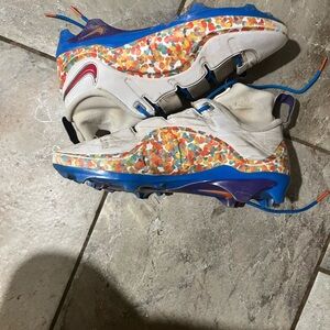 Nike Shoes | Lebron James Fruity Pebbles Cleats | Color: White | Size: 9